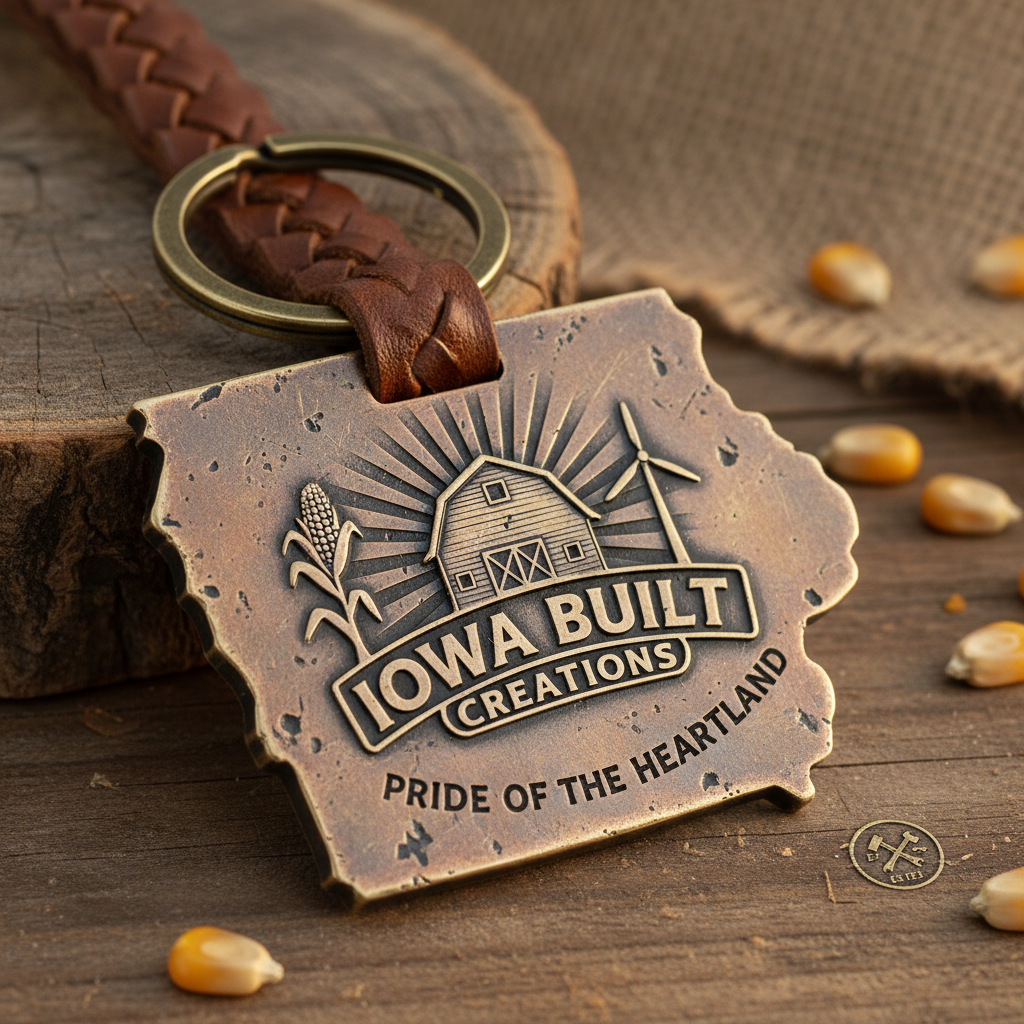 Iowa Built Creations Keychain