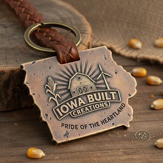 Iowa Built Creations Keychain
